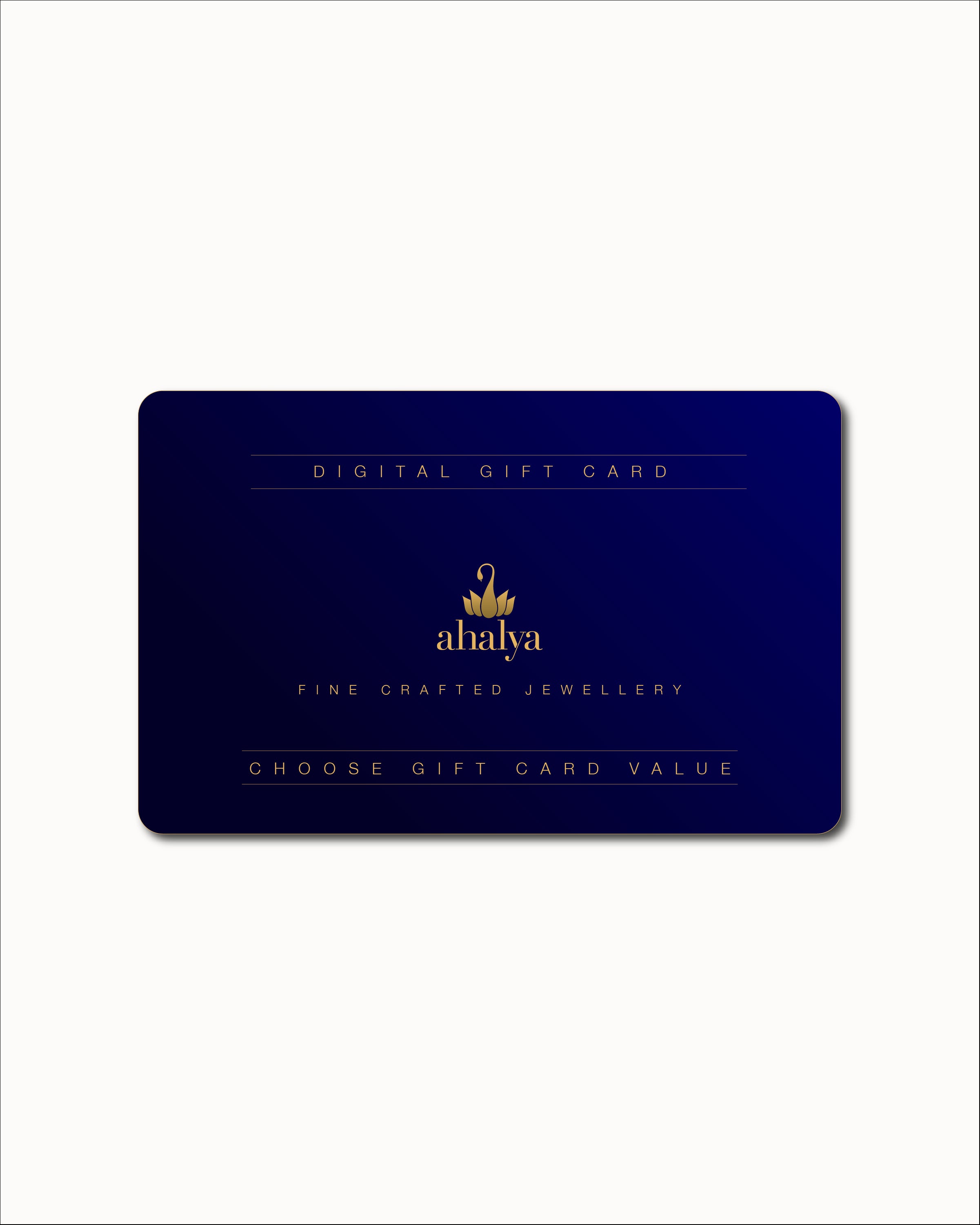 Ahalya Fine Jewellery Digital Gift Card