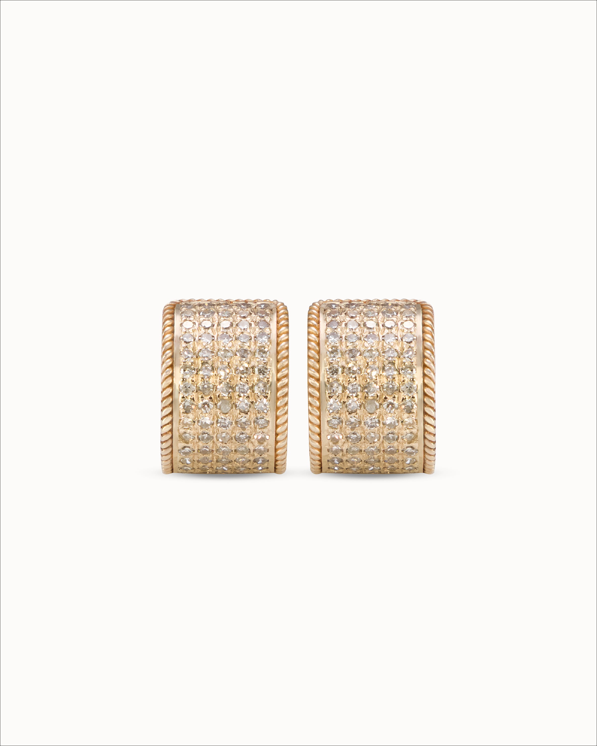 Ahalya Gold & Single Cut Diamond Earrings CF-XSCD-AA-02-0115 - Cover View