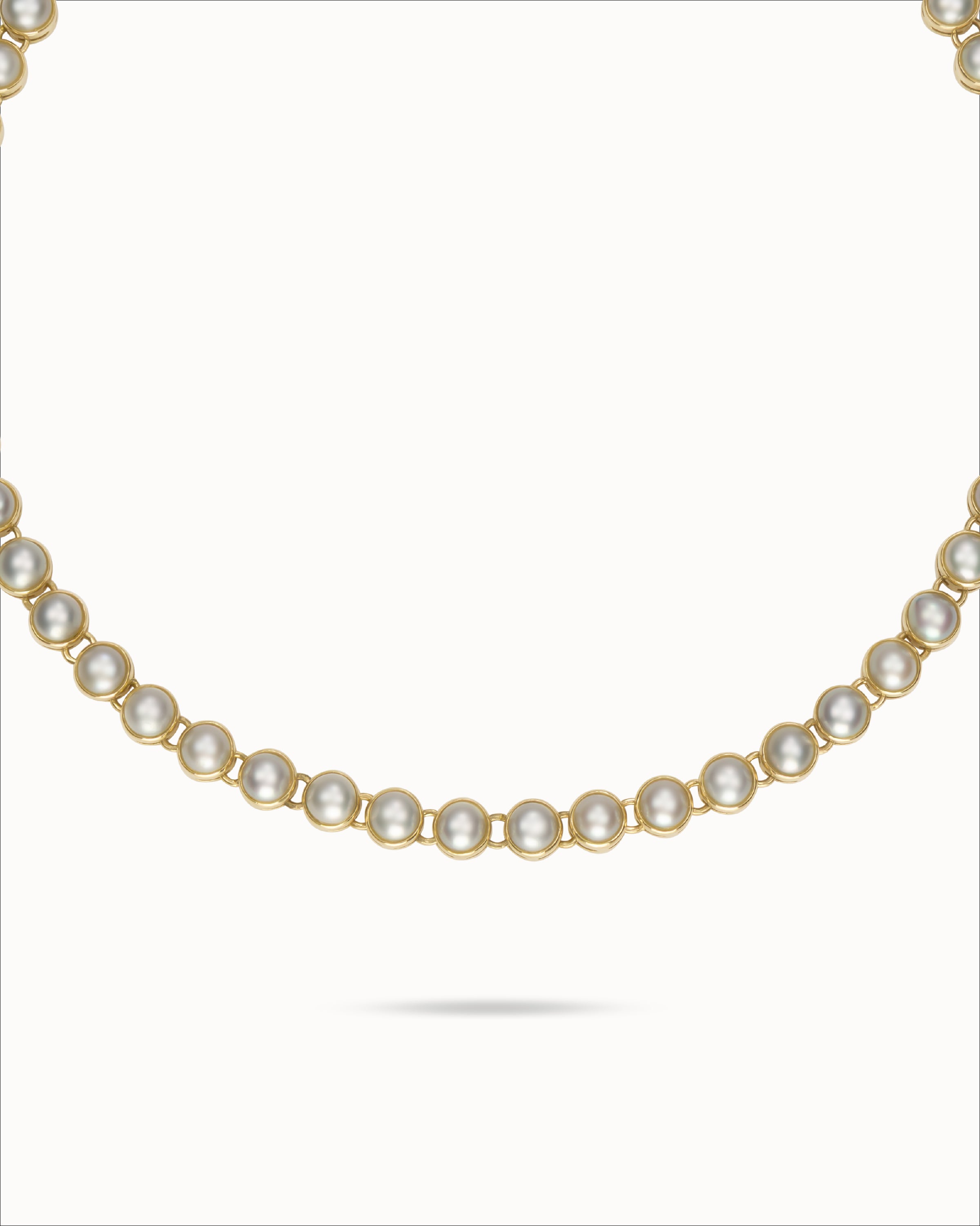 Ahalya Gold & Keshi Pearl Necklace NE-KEPL-AA-01-0049