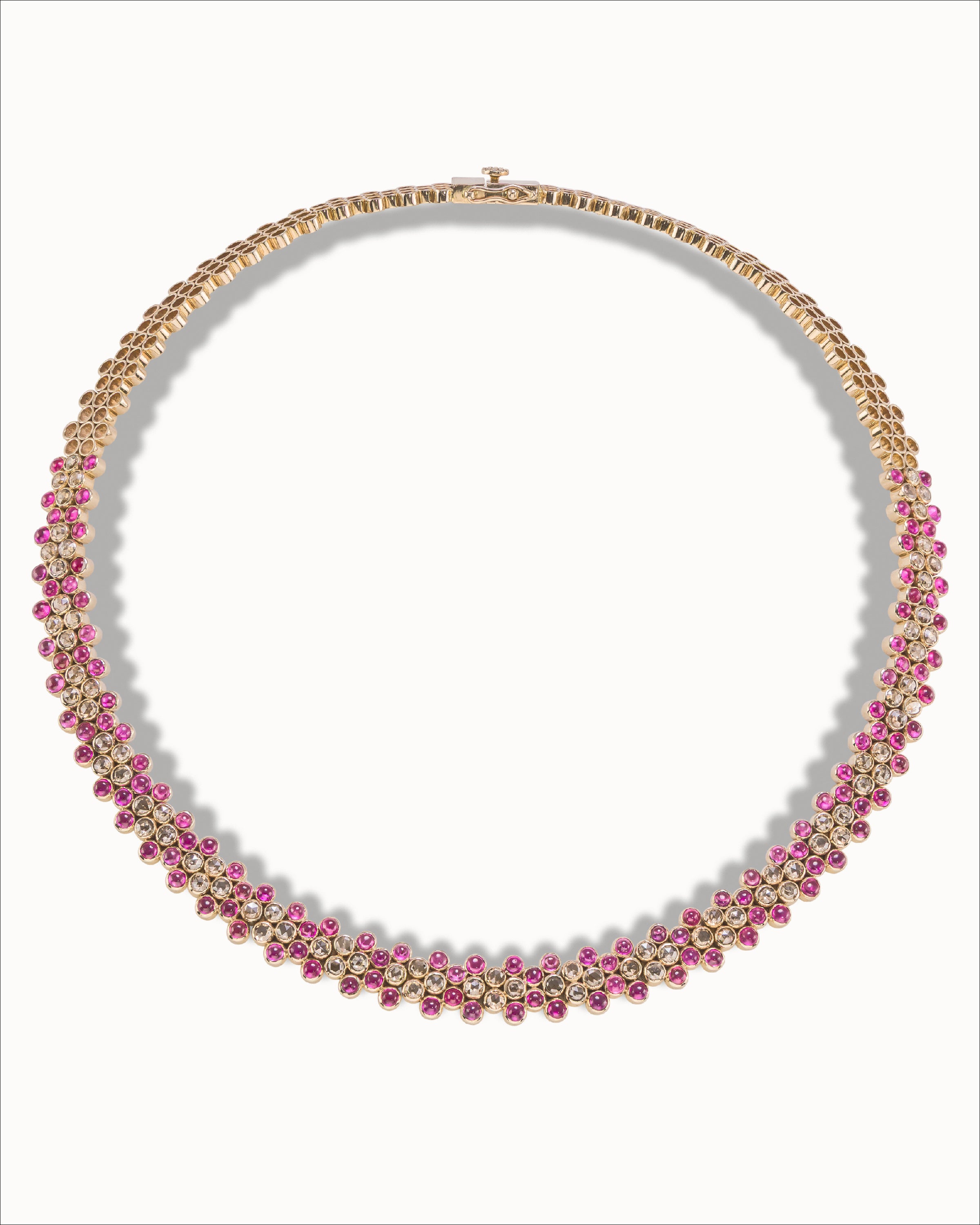 Ahalya Gold & Ruby Necklace NE-XRBY-AA-01-0009 - Cover View