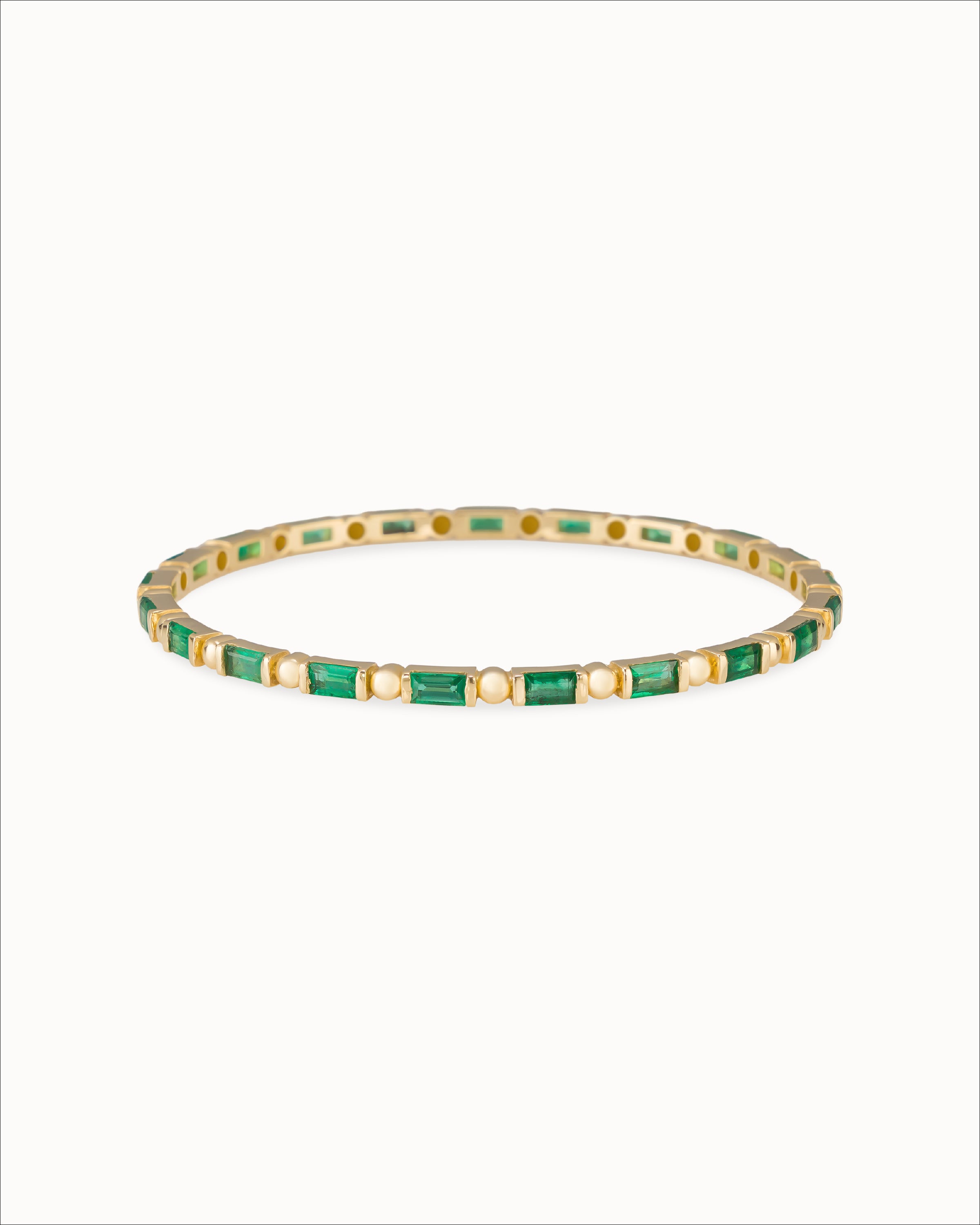 Ahalya Gold & Emerald Bangle SB-XEML-AA-03-0030 Cover View