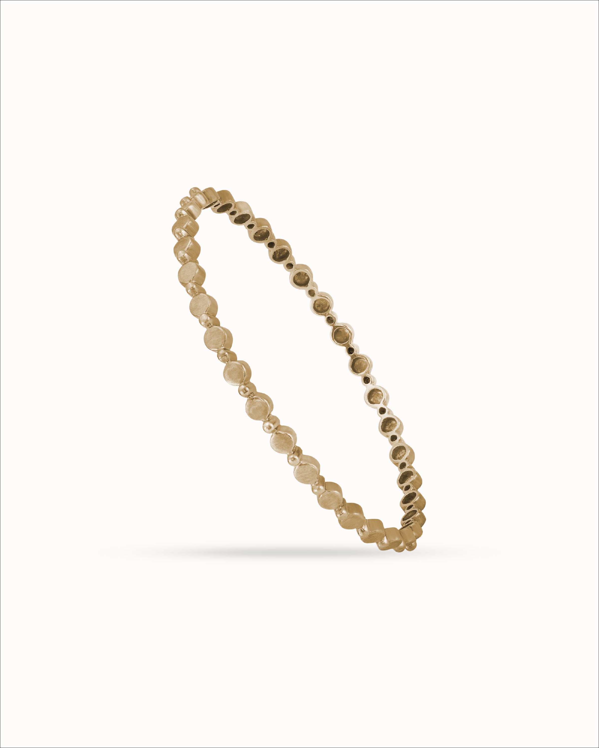 Ahalya Gold Bangle SB-XXGO-AA-03-0022 - Angled View