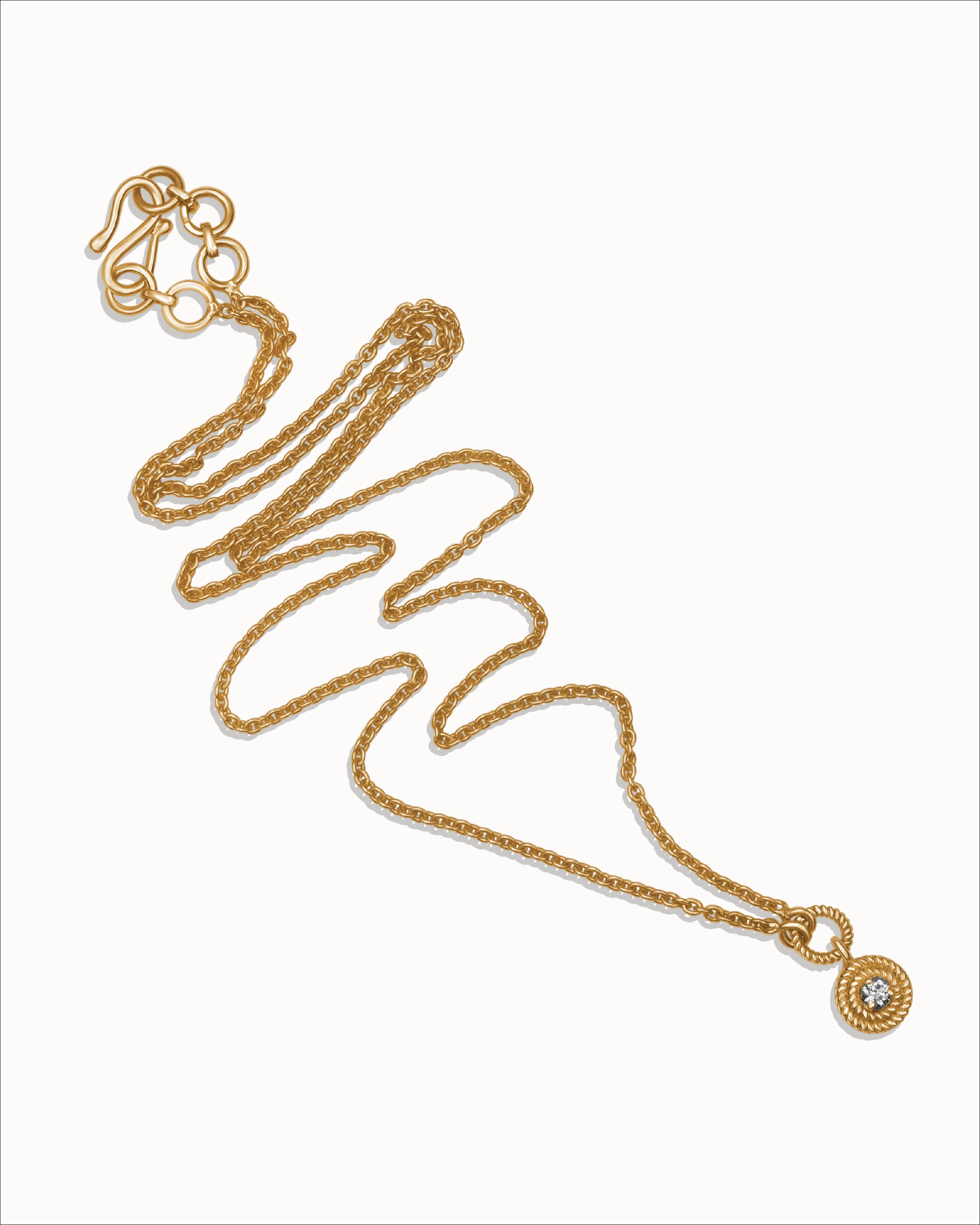 Ahalya Gold & Diamond Necklace SC-XBCD-AA-01-0054 - Hook View