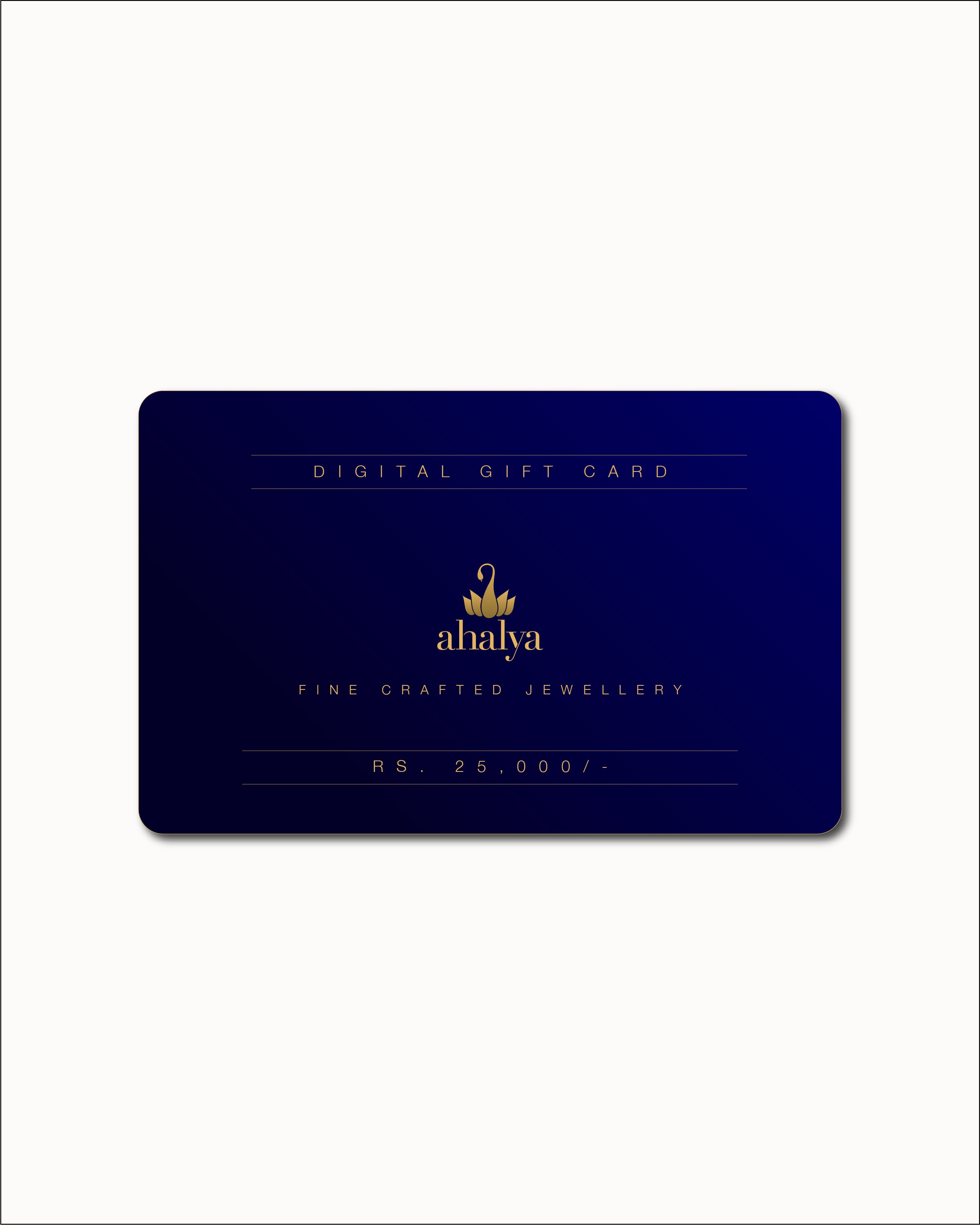 Ahalya Fine Jewellery Digital Gift Card