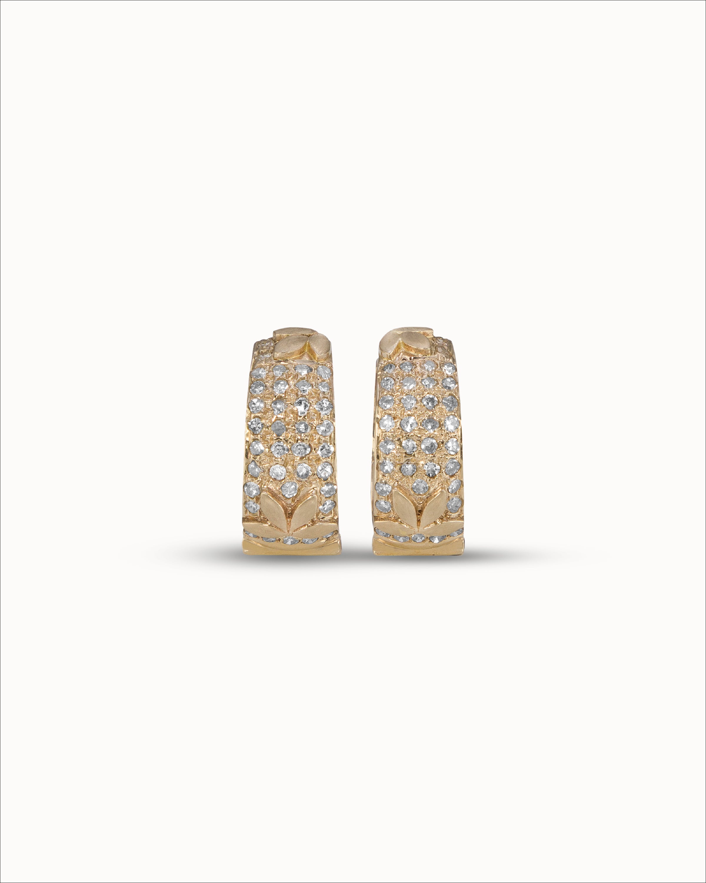 Ahalya Gold & Single Cut Diamond Earrings BL-XSCD-AA-02-0072 - Cover View
