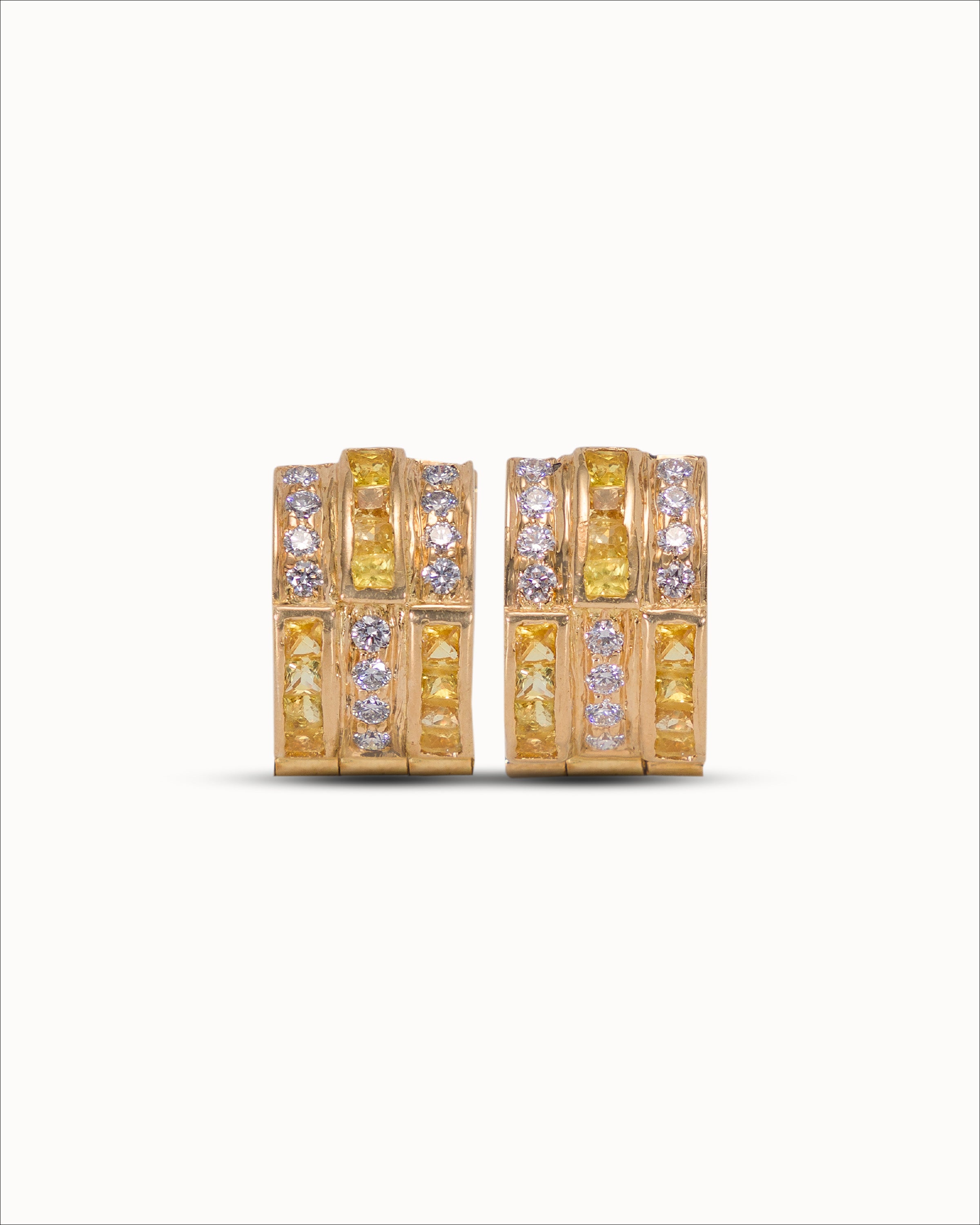 Ahalya Gold & Mixed Stones Earrings BL-MXDS-AA-02-0002 - Cover View