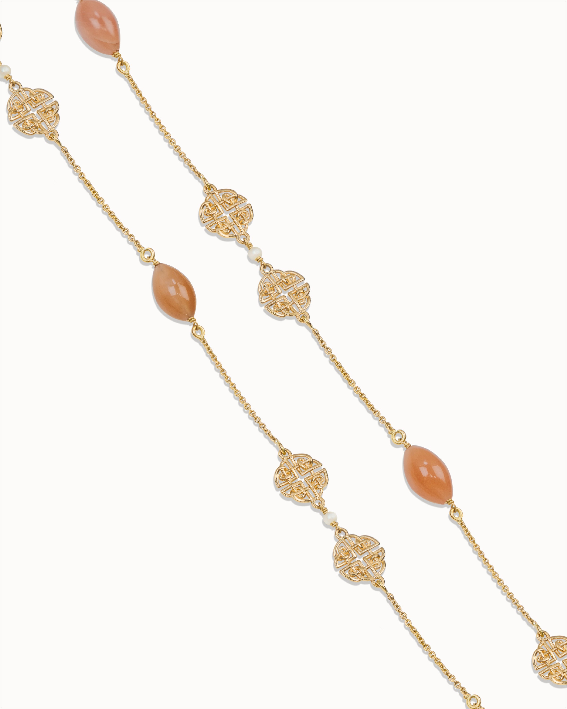 Ahalya Gold & Moonstone Necklace LC-XXMS-AA-01-0045