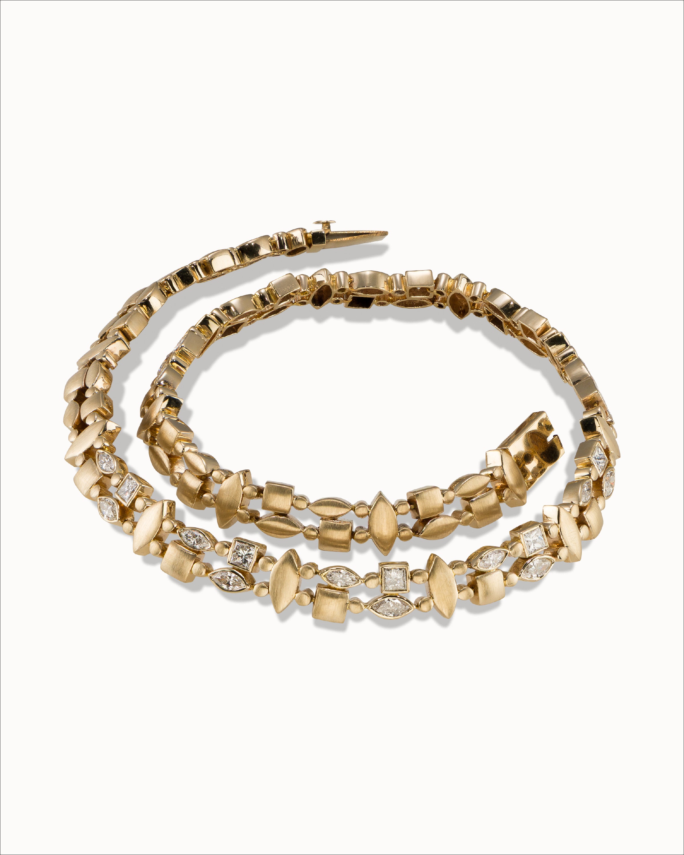 Ahalya Gold & Diamond Necklace NE-XXXD-AA-01-0022 - Full View