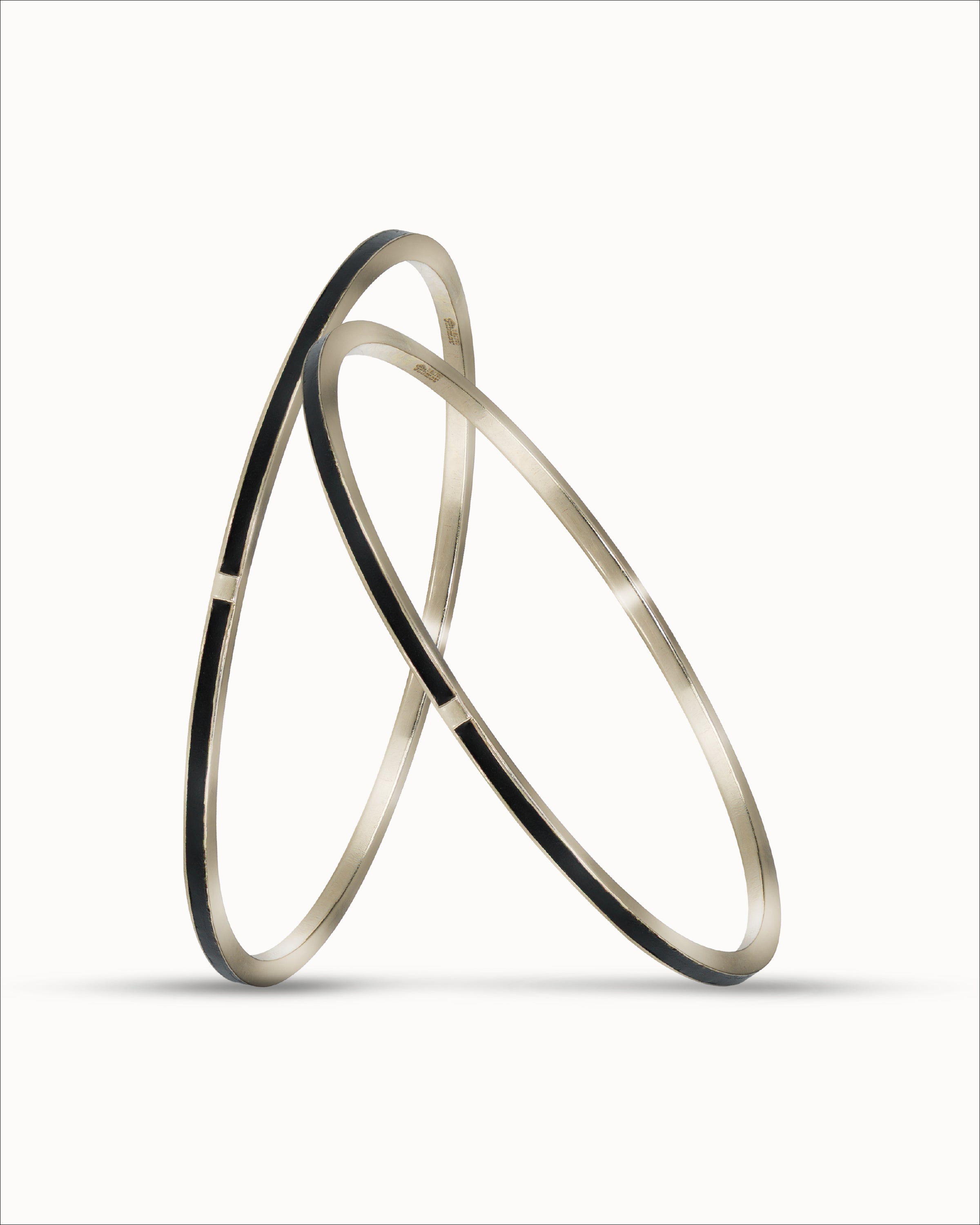 Ahalya Gold & Enamel Bangle SB-XXEN-AA-03-0015 - Angled View