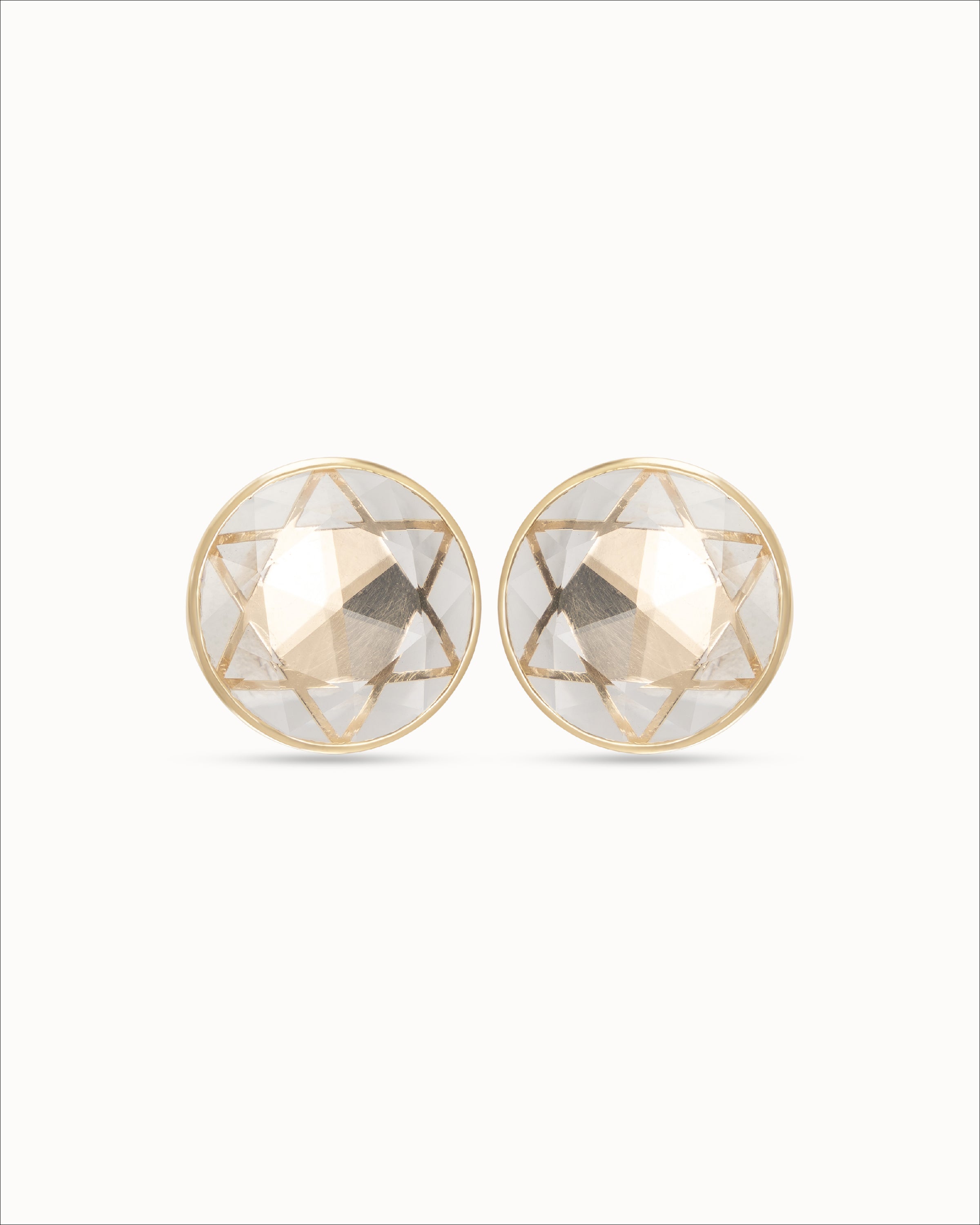 Ahalya Gold & Crystal Quartz Earrings SD-CRQZ-AA-02-0144 - Cover View