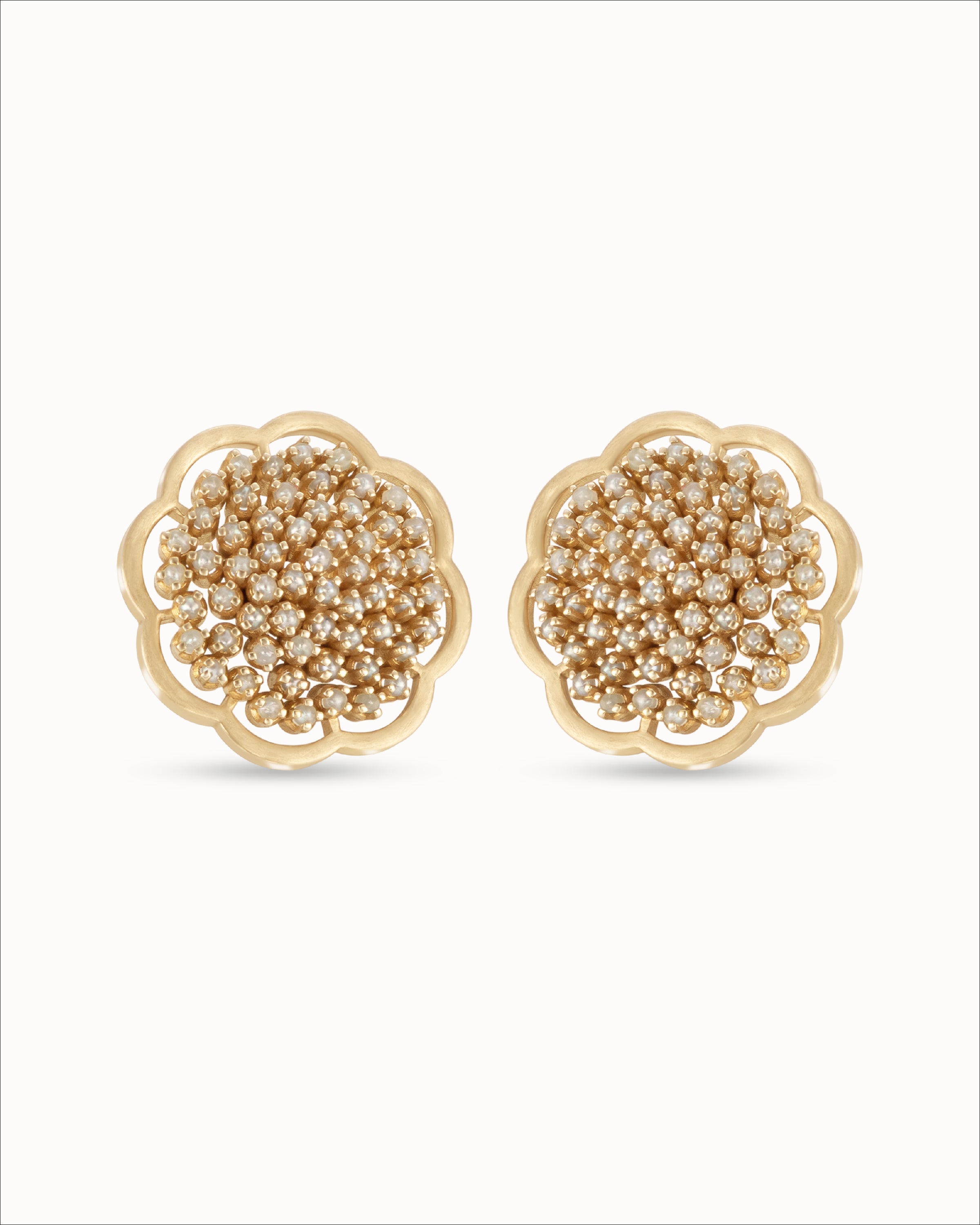 Ahalya Gold & Keshi Pearl Earrings SD-KEPL-AA-02-0149