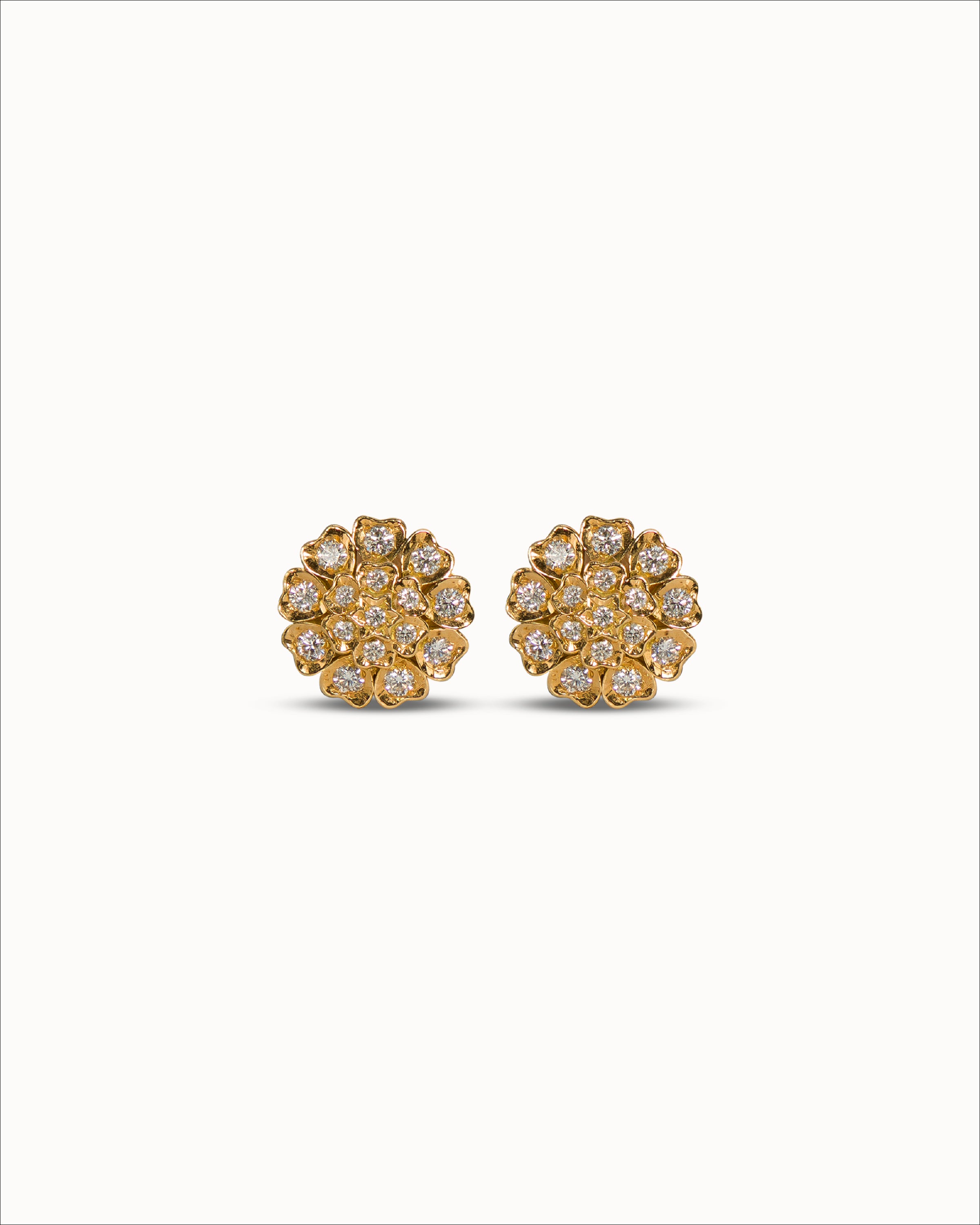 Ahalya Gold & Brilliant Cut Diamond Earrings SD-XBCD-AA-02-0020 - Cover View